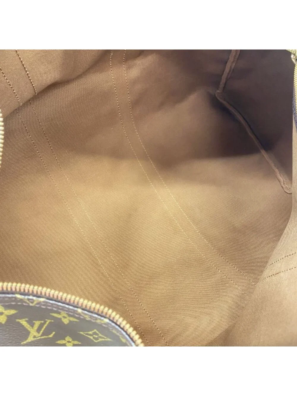 Louis Vuitton Boston Bag Monogram Keepall 50 Brown
